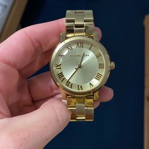 Michael Kors women’s gold watch (needs new battery)